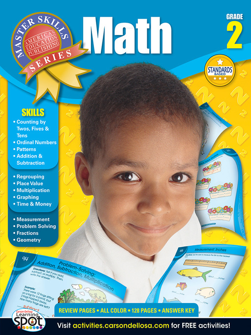 Title details for Math, Grade 2 by Carson Dellosa Education - Available